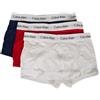 CALVIN KLEIN CONFEZIONE 3 BOXER U2664G CALVIN KLEIN WHITE- REDGINGER- PYROBLUE