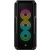 Corsair iCUE 5000T RGB offre un'estetica unica con b illuminazione RGB /b e un interno spazioso per un facile assemblaggio. D