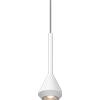 TopLight 1202 SOSPENSIONE 1 LUCE ATTACCO GU10 COLORE BIANCO CON CAVO CM 250 ROSONE DA ACQUISTARE SEPARATAMENTE