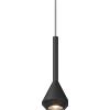 TopLight 1202 SOSPENSIONE 1 LUCE ATTACCO GU10 COLORE NERO CON CAVO CM 250 ROSONE DA ACQUISTARE SEPARATAMENTE