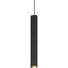 TopLight 1203 SOSPENSIONE TONDA 1 LUCE ATTACCO GU10 COLORE NERO CON CAVO CM 250 ROSONE DA ACQUISTARE SEPARATAMENTE