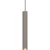TopLight 1203 SOSPENSIONE TONDA 1 LUCE ATTACCO GU10 COLORE SABBIA CON CAVO CM 250 ROSONE DA ACQUISTARE SEPARATAMENTE