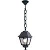 TopLight ALBA SOSPENSIONE 1 LUCE ATTACCO E27 NERO IP55