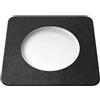 TopLight CAPRI CALPESTABILE INCASSO QUADRATA 9 CM 1 LUCE ATTACCO GU10 DIFFUSA NERO IP67 LAMPADINA LED 6W CCT INCLUSA