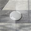 TopLight CAPRI CALPESTABILE INCASSO TONDO 16 CM 1 LUCE ATTACCO GX53 BIEMISSIONE GRIGIO IP67 LAMPADINA LED 10W CCT INCLUSA