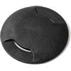 TopLight CAPRI CALPESTABILE INCASSO TONDO 16 CM 1 LUCE ATTACCO GX53 BIEMISSIONE NERO IP67 LAMPADINA LED 10W CCT INCLUSA