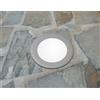 TopLight CAPRI CALPESTABILE INCASSO TONDO 16 CM 1 LUCE ATTACCO GX53 DIFFUSA GRIGIO IP67 LAMPADINA LED 10W CCT INCLUSA