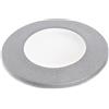 TopLight CAPRI CALPESTABILE INCASSO TONDO 9 CM 1 LUCE ATTACCO GU10 DIFFUSA GRIGIO IP67 LAMPADINA LED 6W CCT INCLUSA