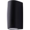 TopLight AOSTA APPLIQUE PICCOLA 1 LUCE ATTACCO GU10 NERO IP55