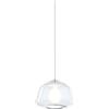 TopLight DOUBLE SKIN SOSPENSIONE IN VETRO 1 LUCE ATTACCO E27 ROSONE ACQUISTABILE SEPARATAMENTE 1176 ALPHA TRASPARENTE