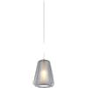 TopLight DOUBLE SKIN SOSPENSIONE IN VETRO 1 LUCE ATTACCO E27 ROSONE ACQUISTABILE SEPARATAMENTE 1176 GAMMA FUME