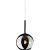TopLight LAMPADARIO A SOSPENSIONE VETRO 1555 GRANDE CROMO 1 LUCE ATTACCO E27 ROSONE ACQUISTABILE SEPARATAMENTE