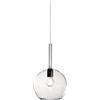 TopLight LAMPADARIO A SOSPENSIONE VETRO 1555 GRANDE TRASPARENTE 1 LUCE ATTACCO E27 ROSONE ACQUISTABILE SEPARATAMENTE