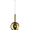 TopLight LAMPADARIO A SOSPENSIONE VETRO 1555 MEDIO ORO 1 LUCE ATTACCO E27 ROSONE ACQUISTABILE SEPARATAMENTE