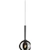 TopLight LAMPADARIO A SOSPENSIONE VETRO 1555 PICCOLO CROMO 1 LUCE ATTACCO E27 ROSONE ACQUISTABILE SEPARATAMENTE