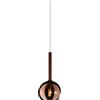 TopLight LAMPADARIO A SOSPENSIONE VETRO 1555 PICCOLO RAME 1 LUCE ATTACCO E27 ROSONE ACQUISTABILE SEPARATAMENTE