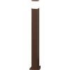 TopLight NIZZA PALO 100CM 1 LUCE ATTACCO E27 CORTEN IP44 IK06 IN ALLUMINIO E POLICARBONATO CONFEZIONE DA 6 PEZZI