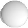 TopLight MARS APPLIQUE BIANCO D.20 CM 1 LUCE ATTACCO E27