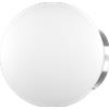 TopLight MARS APPLIQUE MONTATURA CROMO VETRO BIANCO D.20 CM 1 LUCE ATTACCO E27