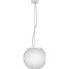 TopLight MARS SOSPENSIONE VETRO BIANCO D.25 CM 1 LUCE ATTACCO E27