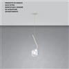 TopLight SOLO VETRO PIREX 1240 BLU SFUMATO MONTATURA ACQUISTABILE SEPARATAMENTE COLLEZIONE L-LINE