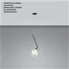 TopLight SOLO VETRO PIREX 1240 VERDE SFUMATO MONTATURA ACQUISTABILE SEPARATAMENTE COLLEZIONE L-LINE