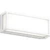 TopLight OSAKA APPLIQUE PLAFONIERA RETTANGOLARE GRANDE 30CM 3 LUCI ATTACCO GX53 BIANCO IP54