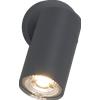 TopLight OSLO APPLIQUE PLAFONIERA 1 LUCE ATTACCO GU10 GRIGIO ANTRACITE IP65