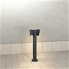TopLight OSLO PALO 50CM 2 LUCI GRIGIO ANTRACITE IP65 NON INCLUSE CONFEZIONE 10 PEZZI