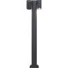 TopLight OSLO PALO 80CM 2 LUCI GRIGIO ANTRACITE IP65 NON INCLUSE