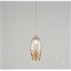 TopLight SOSPENSIONE 1 LUCE ATTACCO E27 CON CAVO CM 250 CON VETRO 1242 SIGMA AMBRA ROSONE DA ACQUISTARE SEPARATAMENTE