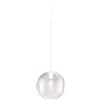 TopLight SOSPENSIONE 1 LUCE ATTACCO E27 CON CAVO CM 250 IN VETRO 1234 D.25CM IRIDE ROSONE DA ACQUISTARE SEPARATAMENTE
