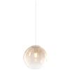 TopLight SOSPENSIONE 1 LUCE ATTACCO E27 IN VETRO BIG ECLIPSE D25CM AMBRA ROSONE ACQUISTABILE SEPARATAMENTE