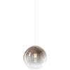 TopLight SOSPENSIONE 1 LUCE ATTACCO E27 IN VETRO BIG ECLIPSE D25CM BRONZO ROSONE ACQUISTABILE SEPARATAMENTE