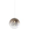 TopLight SOSPENSIONE 1 LUCE ATTACCO E27 IN VETRO BIG ECLIPSE D30CM BRONZO ROSONE ACQUISTABILE SEPARATAMENTE