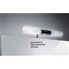 TopLight SISTER & BROTHER SOLO VETRO TUBO ART.1024 PIREX SATINATO BORDO TRASPARENTE
