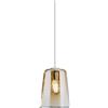 TopLight SOSPENSIONE IN VETRO 1164 AMBRA D.16CM ROSONE DA ACQUISTARE SEPARATAMENTE 1 LUCE ATTACCO E27 D.16CM