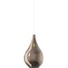 TopLight SOSPENSIONE IN VETRO 1193 GRANDE BRONZO ROSONE ACQUISTABILE SEPARATAMENTE 1 LUCE ATTACCO E27 D.25CM