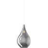 TopLight SOSPENSIONE IN VETRO 1193 GRANDE FUME' ROSONE ACQUISTABILE SEPARATAMENTE 1 LUCE ATTACCO E27 D.25CM