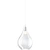 TopLight SOSPENSIONE IN VETRO 1193 GRANDE TRASPARENTE ROSONE ACQUISTABILE SEPARATAMENTE 1 LUCE ATTACCO E27 D.25CM