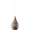 TopLight SOSPENSIONE IN VETRO 1193 medio BRONZO ROSONE ACQUISTABILE SEPARATAMENTE 1 LUCE ATTACCO E27 D.25CM