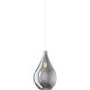 TopLight SOSPENSIONE IN VETRO 1193 medio FUME' ROSONE ACQUISTABILE SEPARATAMENTE 1 LUCE ATTACCO E27 D.25CM