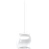 TopLight SOSPENSIONE VETRO PICCOLO MONTATURA BIANCO ROSONE DA ACQUISTARE SEPARATAMENTE LED 8W 3000K 965LM DIMMERABILE