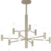 TopLight SPACE LAMPADARIO DA SOFFITTO 18 LUCI ATTACCO G9 SABBIA CON VETRI SATINATI
