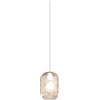 TopLight TENDER SOSPENSIONE IN VETRO 1181 AMBRA ROSONE ACQUISTABILE SEPARATAMENTE 1 LUCE ATTACCO E27 D.25CM