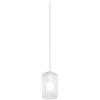 TopLight TENDER SOSPENSIONE IN VETRO 1181 BIANCO FOG ROSONE ACQUISTABILE SEPARATAMENTE 1 LUCE ATTACCO E27 D.25CM