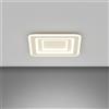 TopLight ZOOM APPLIQUE PLAFONIERA QUADRATA 50X50 SABBIA CC SWITCH 3000/4000°K 55W - CRI 90 5500 lm