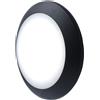 TopLight VERONA APPLIQUE PLAFONIERA D27 CM 1 LUCE ATTACCO E27 NERO IP66
