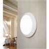 TopLight VERONA APPLIQUE PLAFONIERA D35 CM 2 LUCI ATTACCO E27 BIANCO IP66