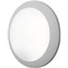 TopLight VERONA APPLIQUE PLAFONIERA D35 CM 2 LUCI ATTACCO E27 GRIGIO IP66